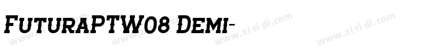 FuturaPTW08 Demi字体转换